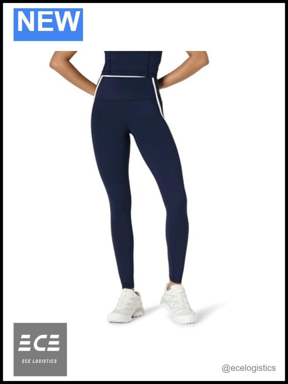 High Waist Buttery Soft Leggings with Contrast Trim